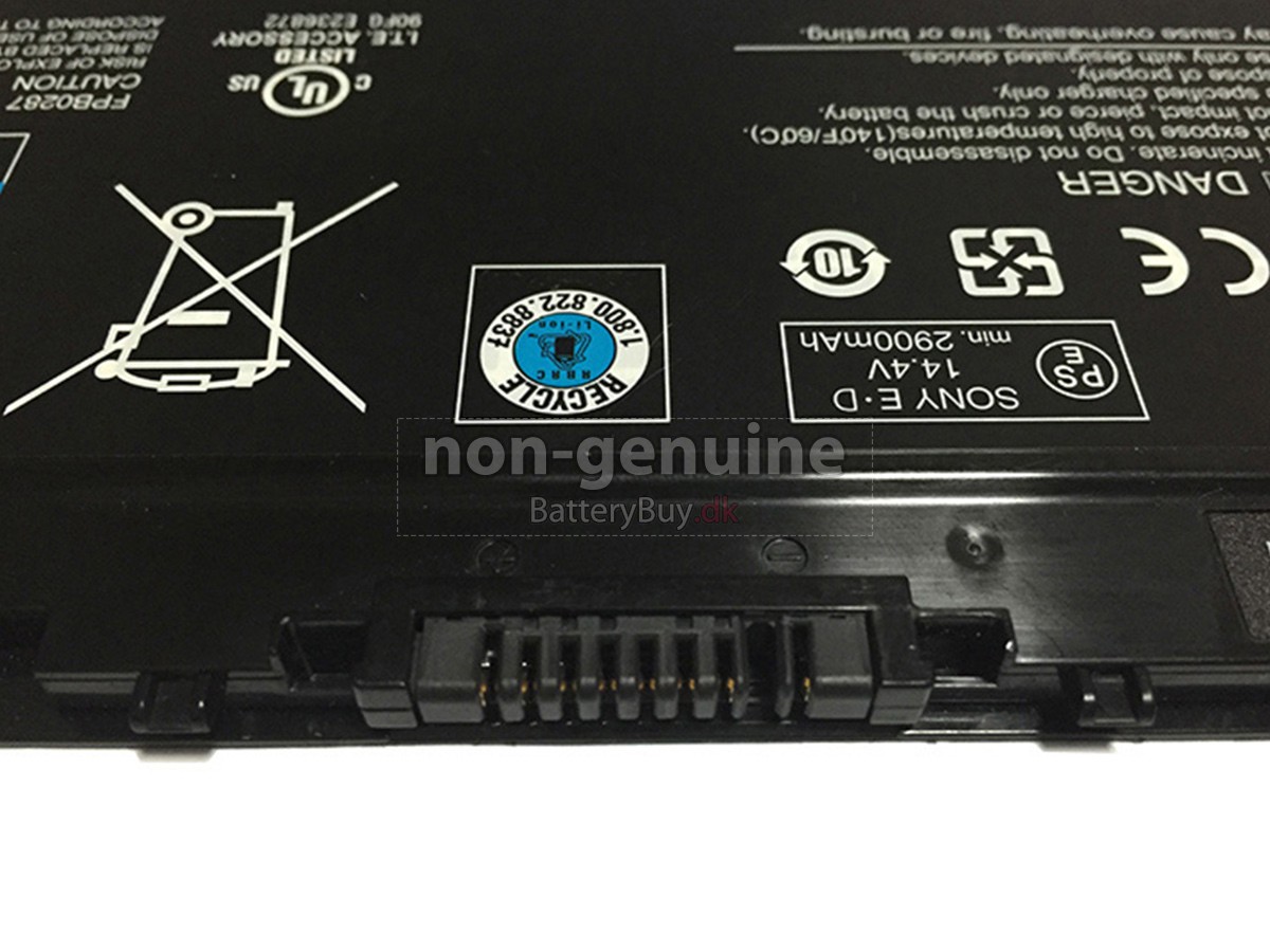 Fujitsu FPCBP374 udskiftningsbatteri