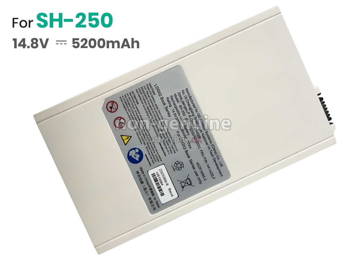 GE SH-250 udskiftningsbatteri
