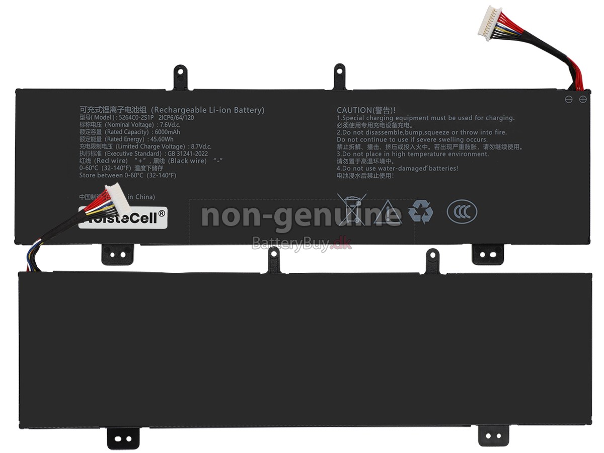 Haier 5264C0-2S1P udskiftningsbatteri