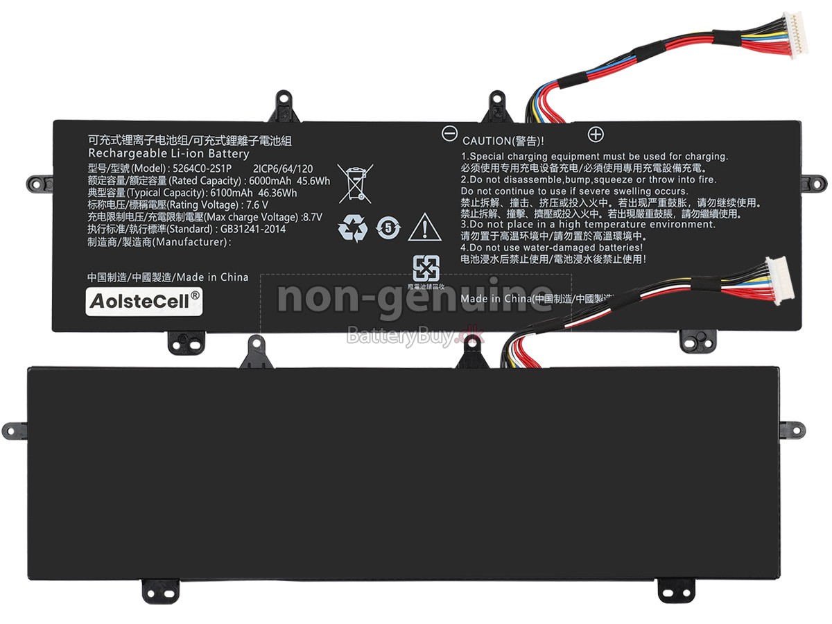 Haier 5264C0-2S1P udskiftningsbatteri