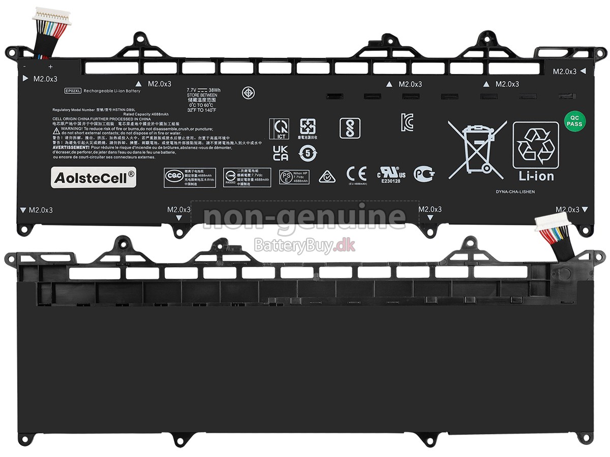 HP EPO2XL udskiftningsbatteri