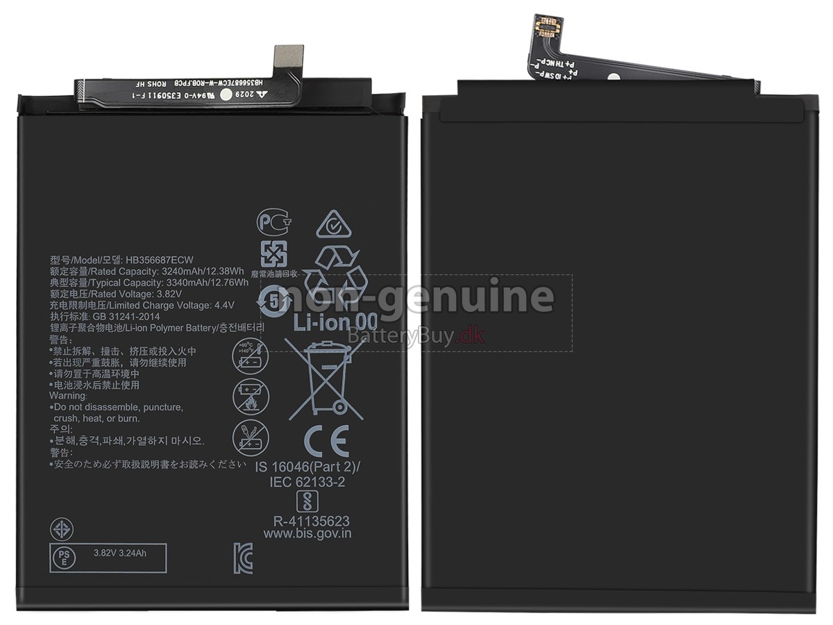 Huawei HB356687ECW udskiftningsbatteri