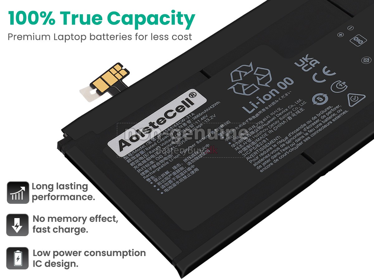 Huawei MATEBOOK E 2022 udskiftningsbatteri