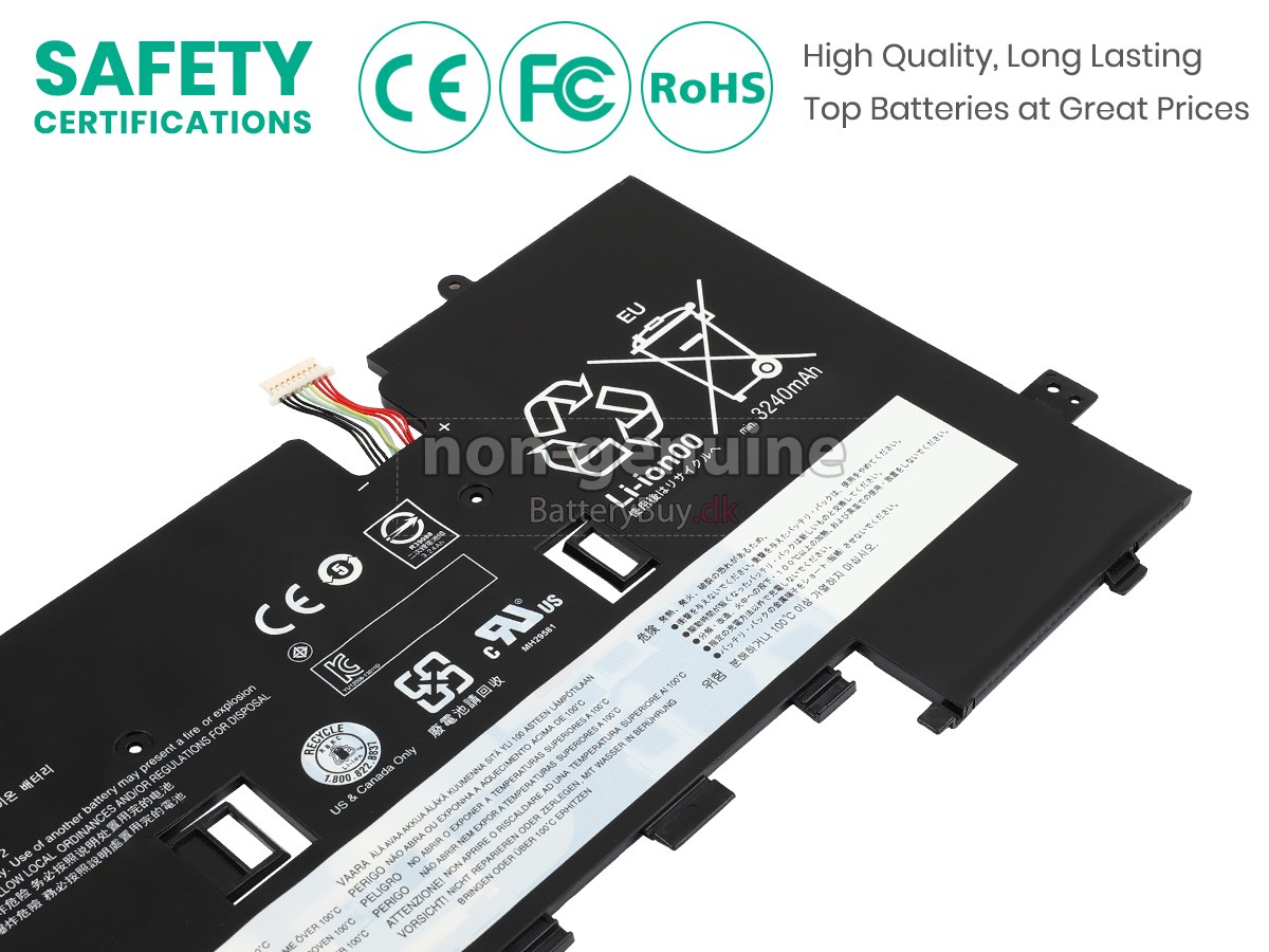 Lenovo ThinkPad HELIX 2 KEYBOARD DOCK udskiftningsbatteri