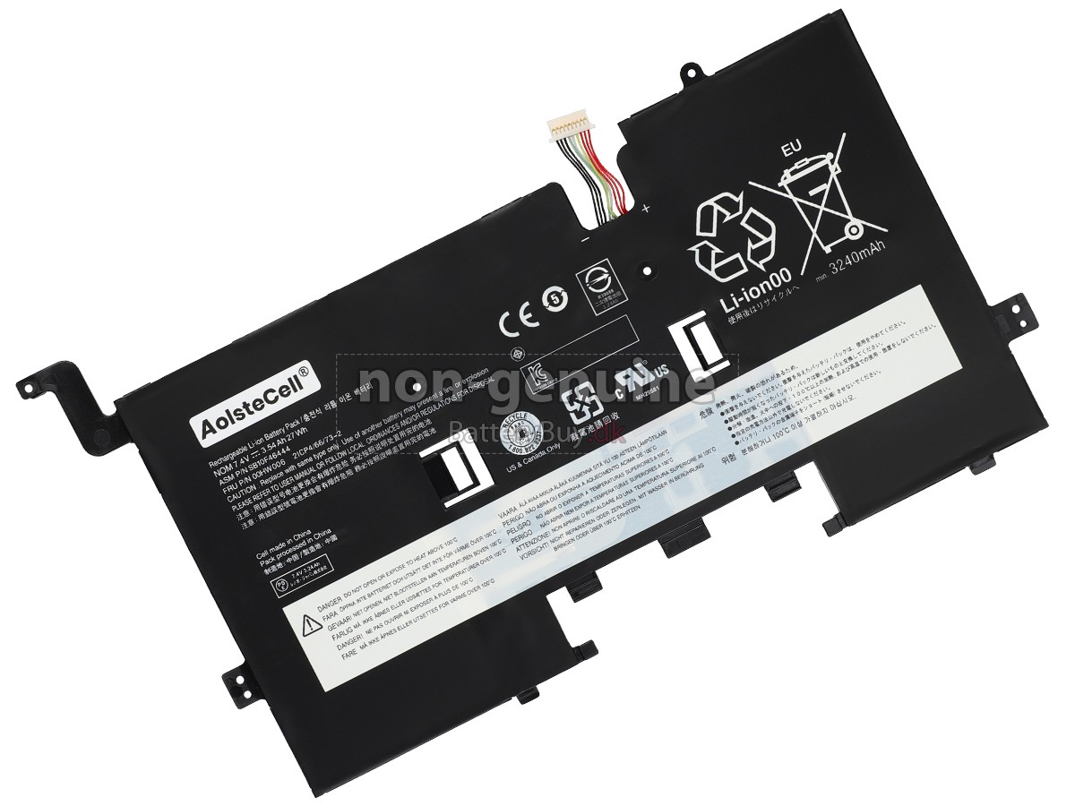 Lenovo ThinkPad HELIX 2 KEYBOARD DOCK udskiftningsbatteri