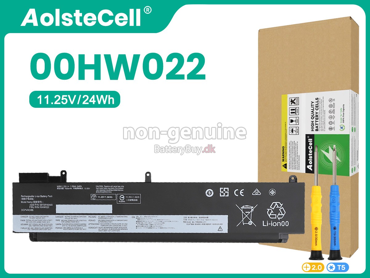 Lenovo 00HW022 udskiftningsbatteri