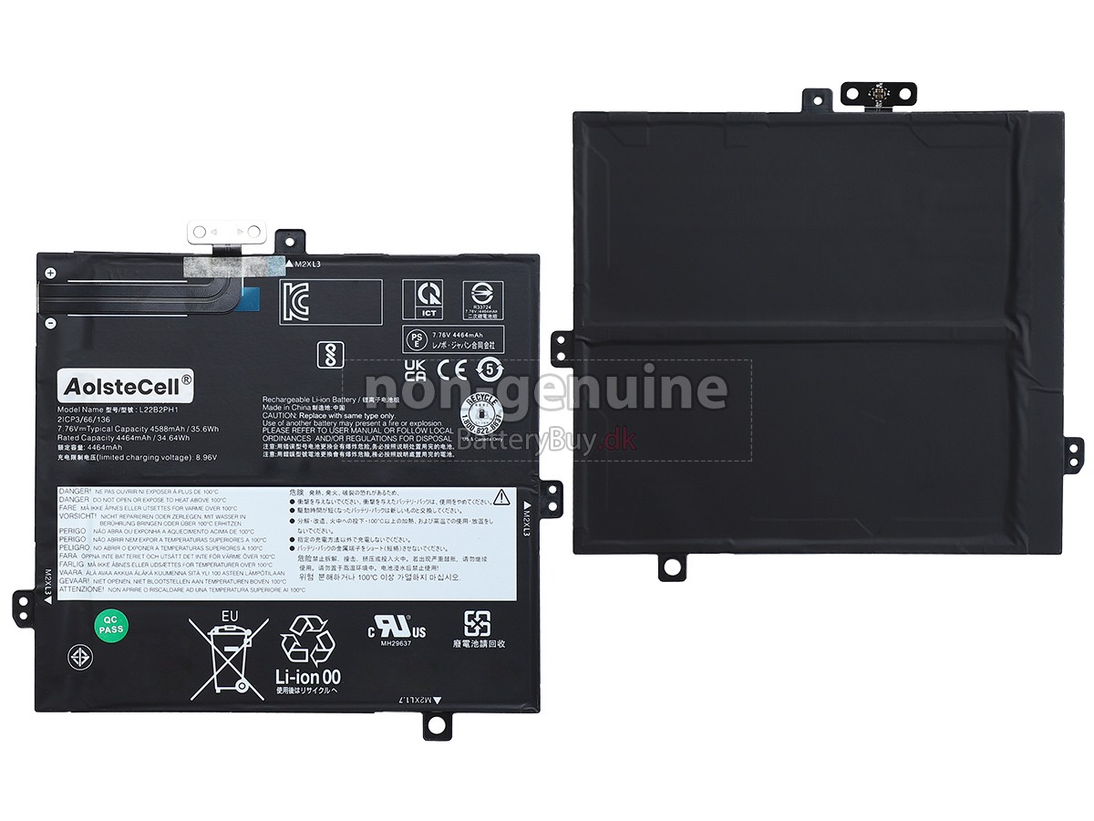Lenovo IdeaPad DUET 3 11IAN8-82XK005GDU udskiftningsbatteri