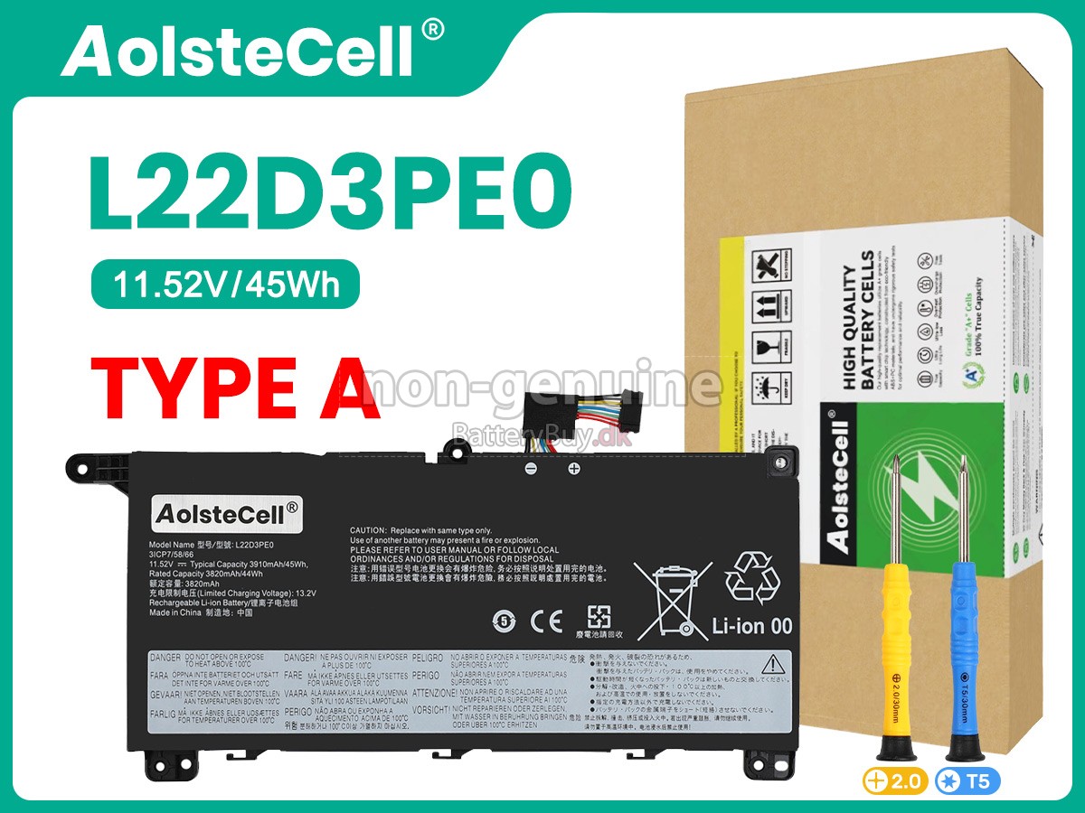 Lenovo THINKBOOK 16 G6 ABP-21KK004AAD udskiftningsbatteri