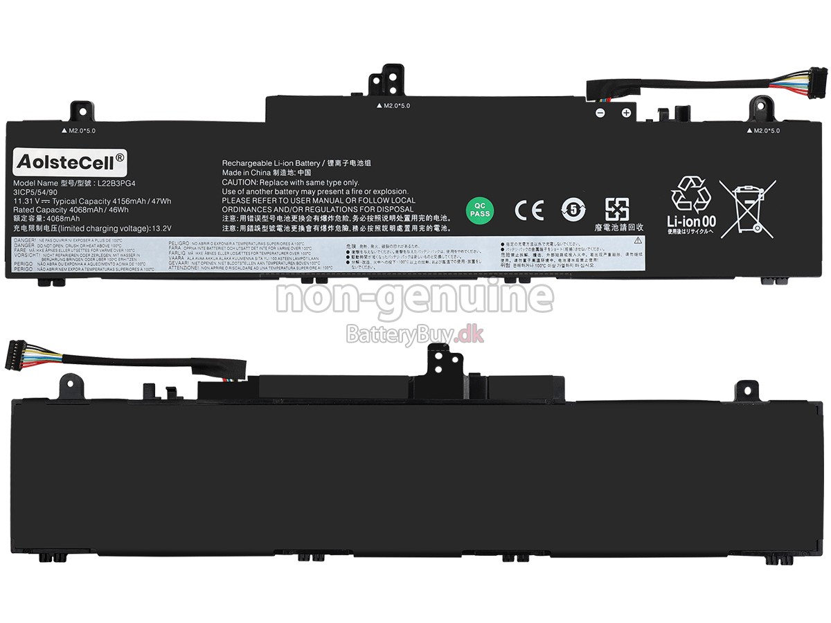 Lenovo L22X3PG4 udskiftningsbatteri