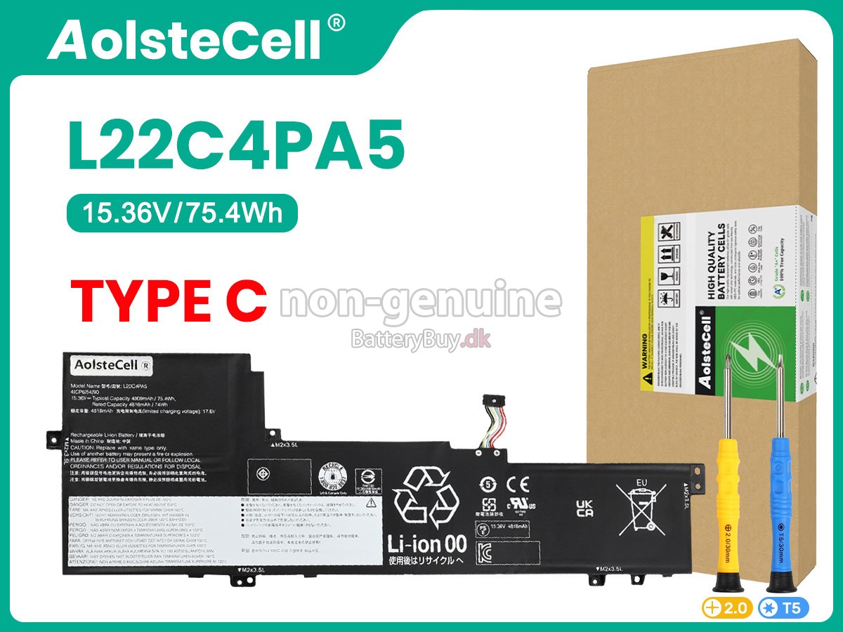 Lenovo IdeaPad SLIM 5 16ABR8-82XG000HHH udskiftningsbatteri