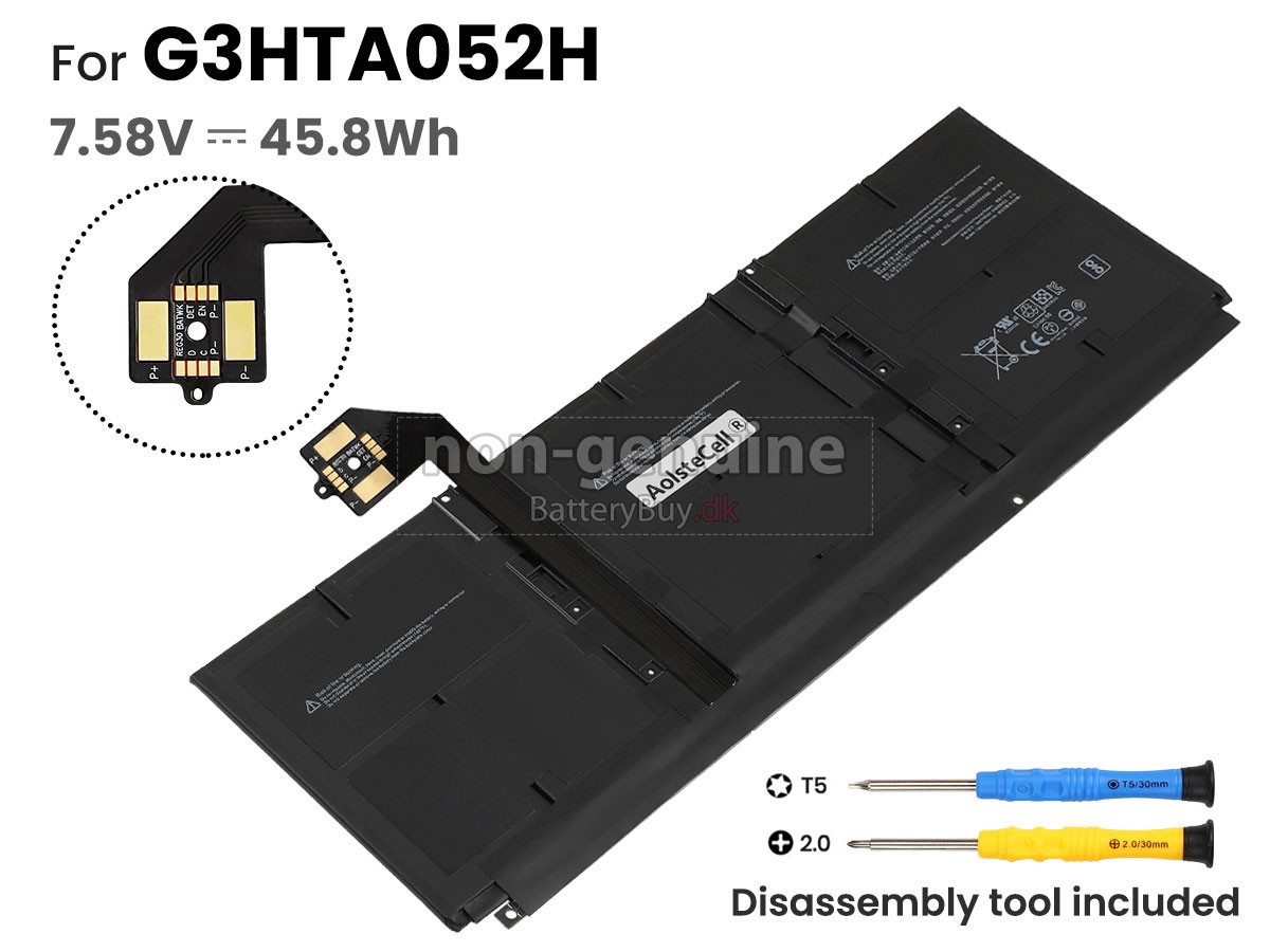Microsoft G3HTA052H udskiftningsbatteri