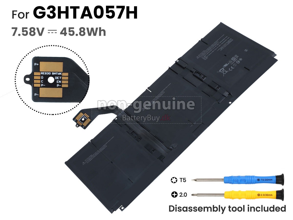 Microsoft G3HTA058H udskiftningsbatteri