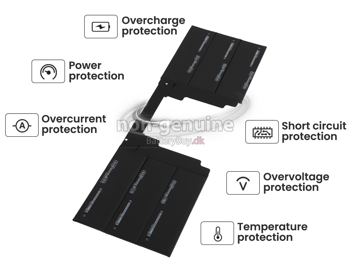Microsoft Surface BOOK2 KEYBOARD udskiftningsbatteri