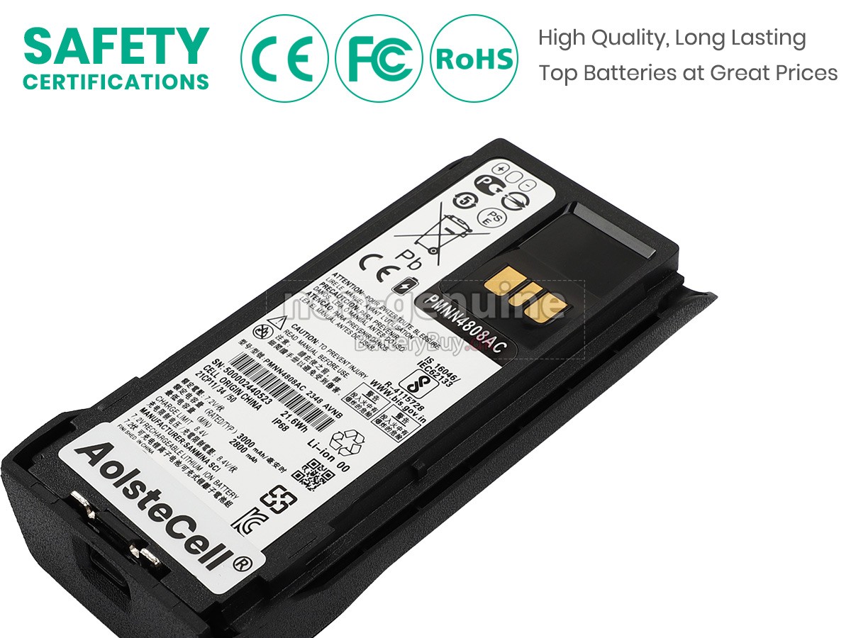 Motorola IP68 udskiftningsbatteri