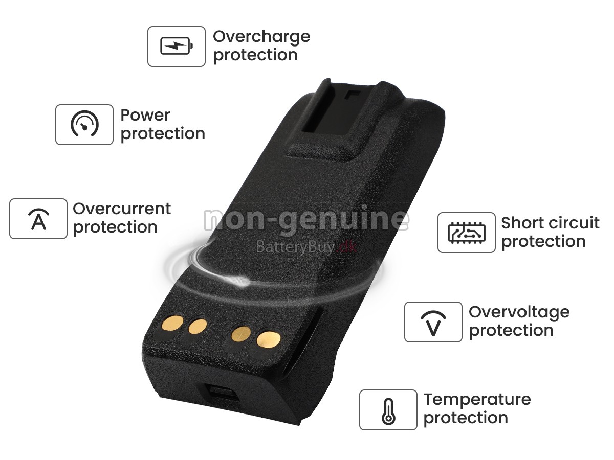 Motorola IP68 udskiftningsbatteri