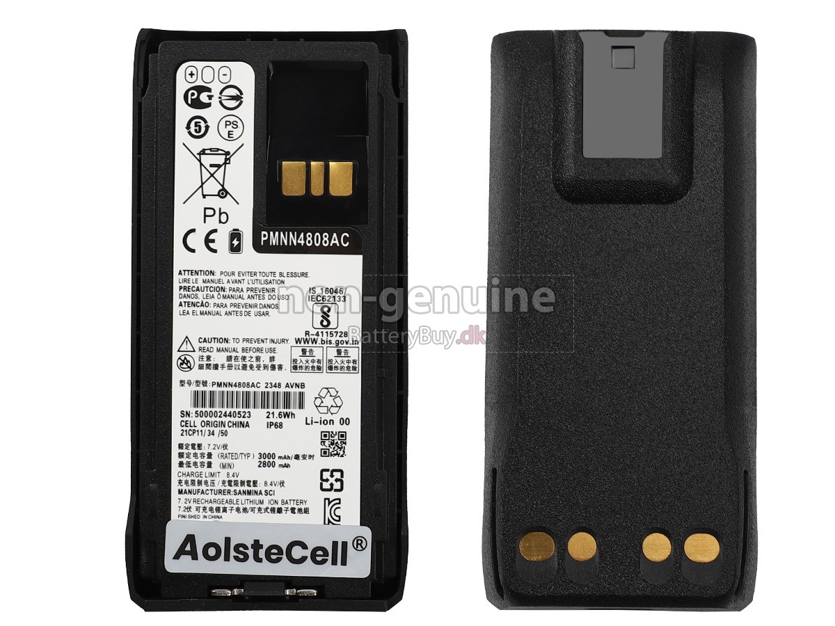 Motorola IP68 udskiftningsbatteri