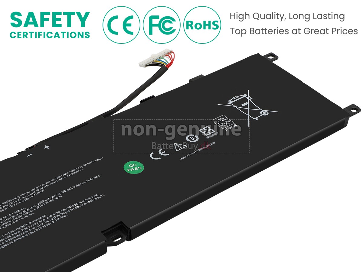 MSI STEALTH GS77 12U udskiftningsbatteri