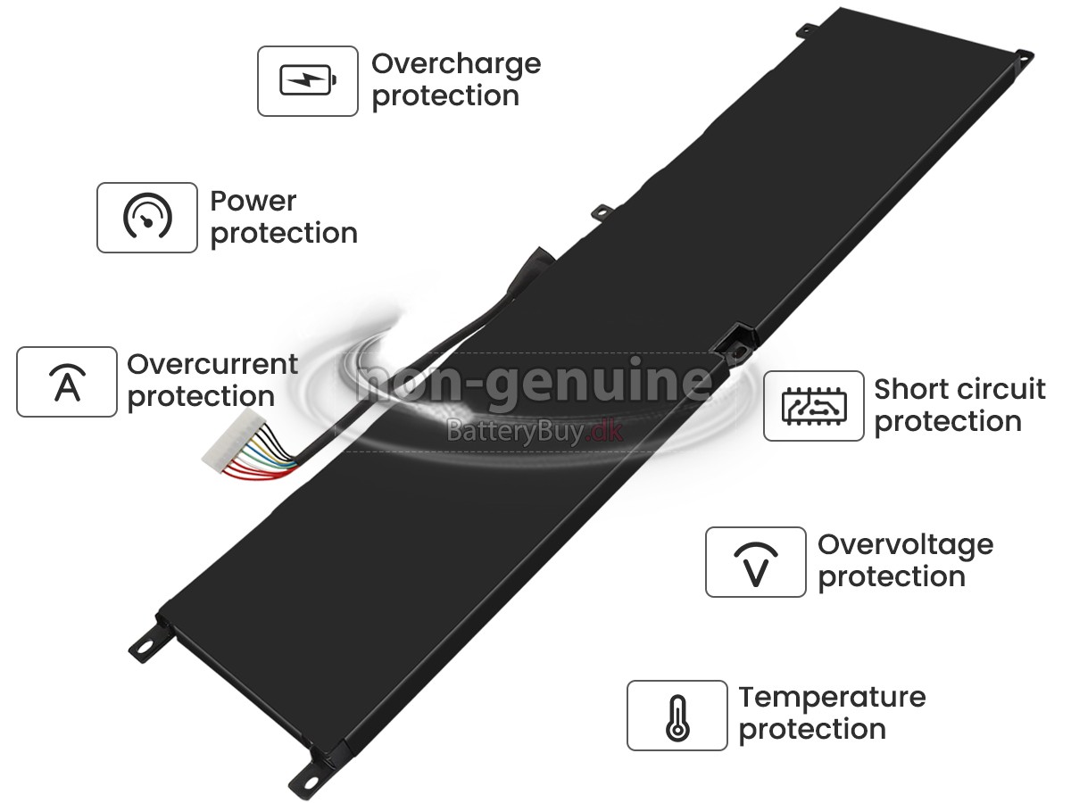 MSI STEALTH GS77 12U udskiftningsbatteri