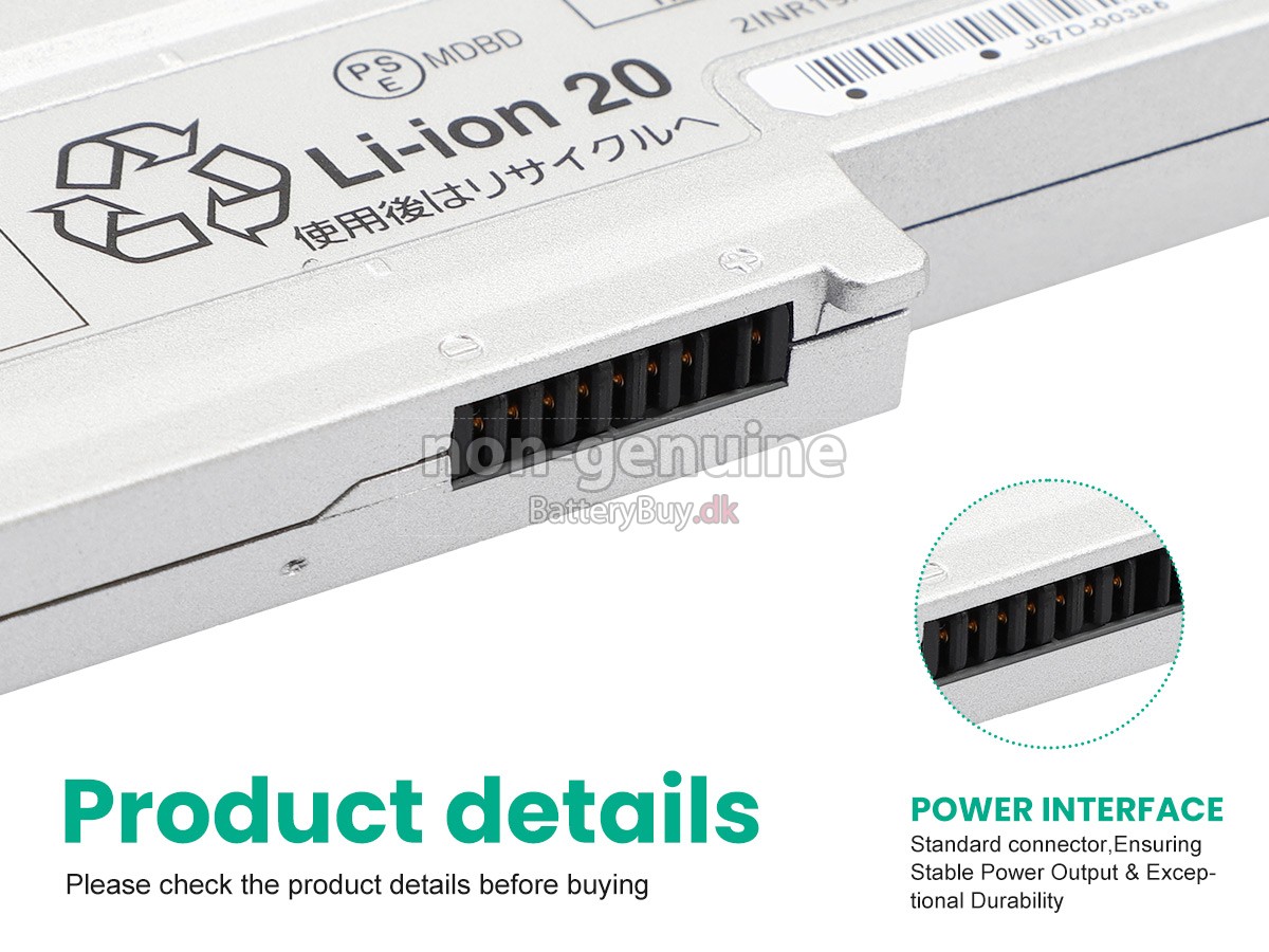 Panasonic CF-VZSU0MJS udskiftningsbatteri