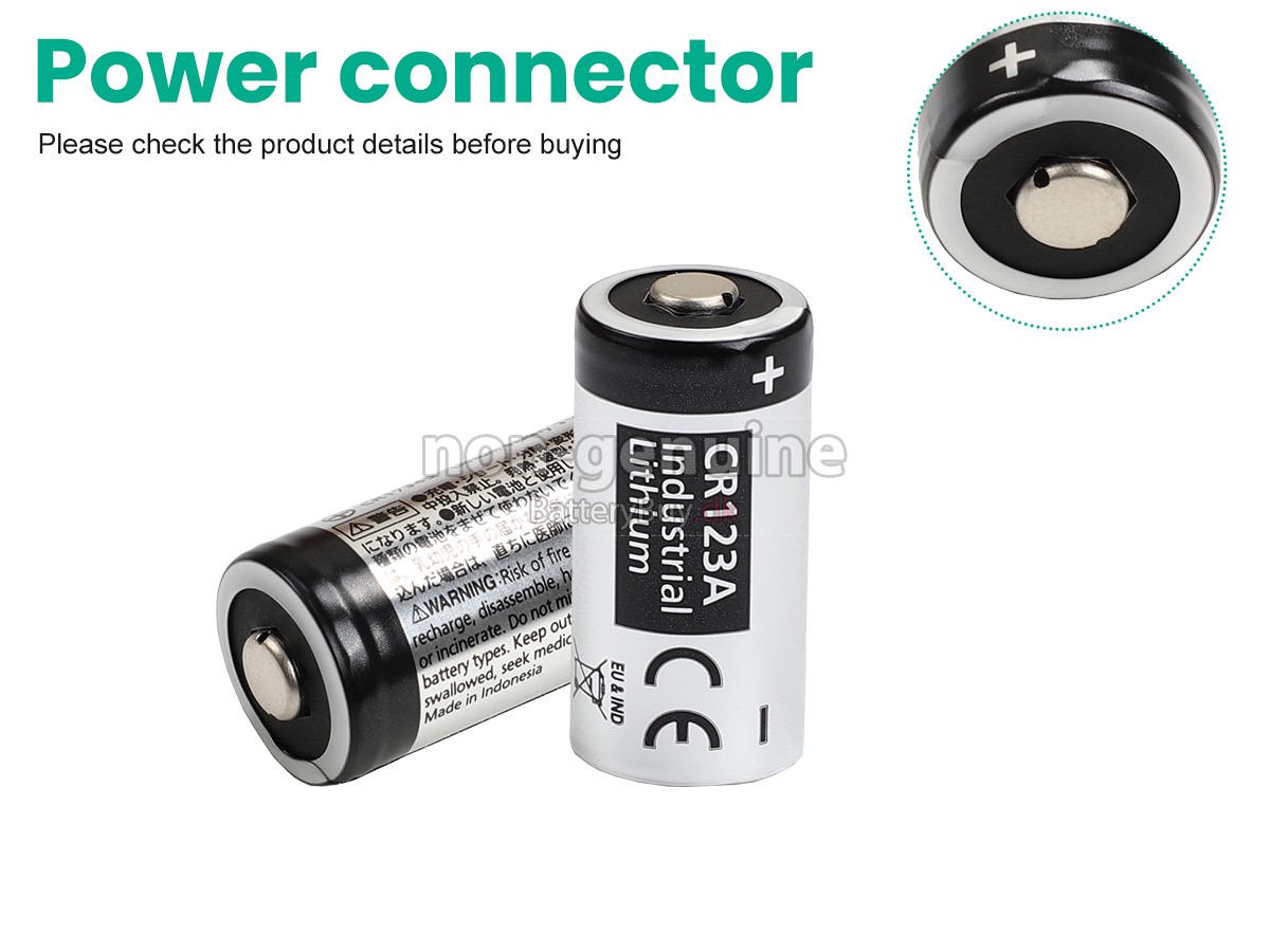 Panasonic CR123A udskiftningsbatteri