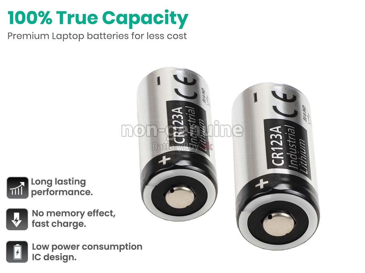 Panasonic CR123A udskiftningsbatteri