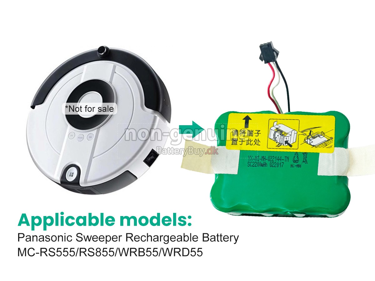 Panasonic MC-RS555 udskiftningsbatteri