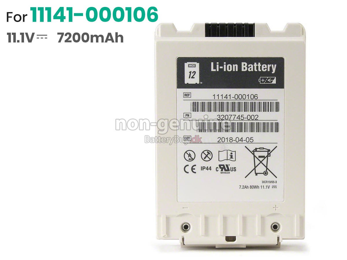 Physio Control 11141-000106 udskiftningsbatteri