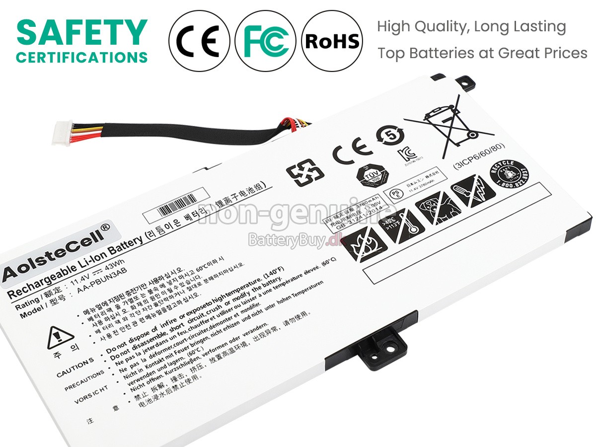 Samsung 300E5K udskiftningsbatteri