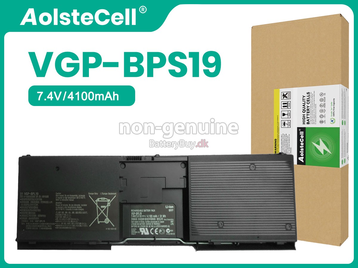 Sony VGP-BPX19 udskiftningsbatteri