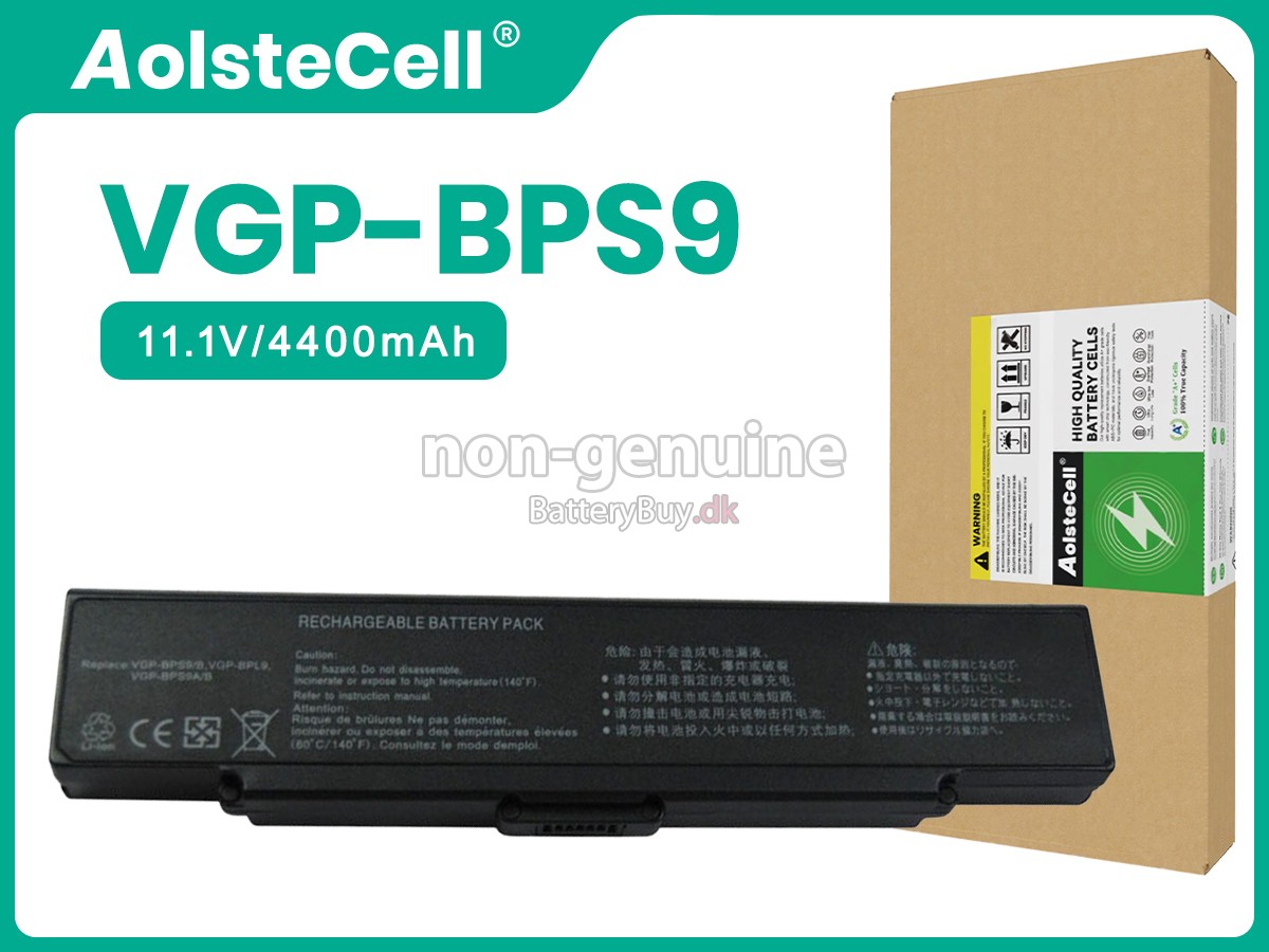 Sony VGP-BPS9 udskiftningsbatteri