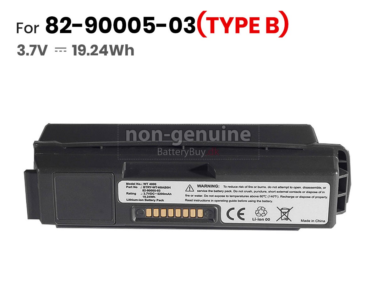 Symbol BTRY-WT40IAB0E udskiftningsbatteri