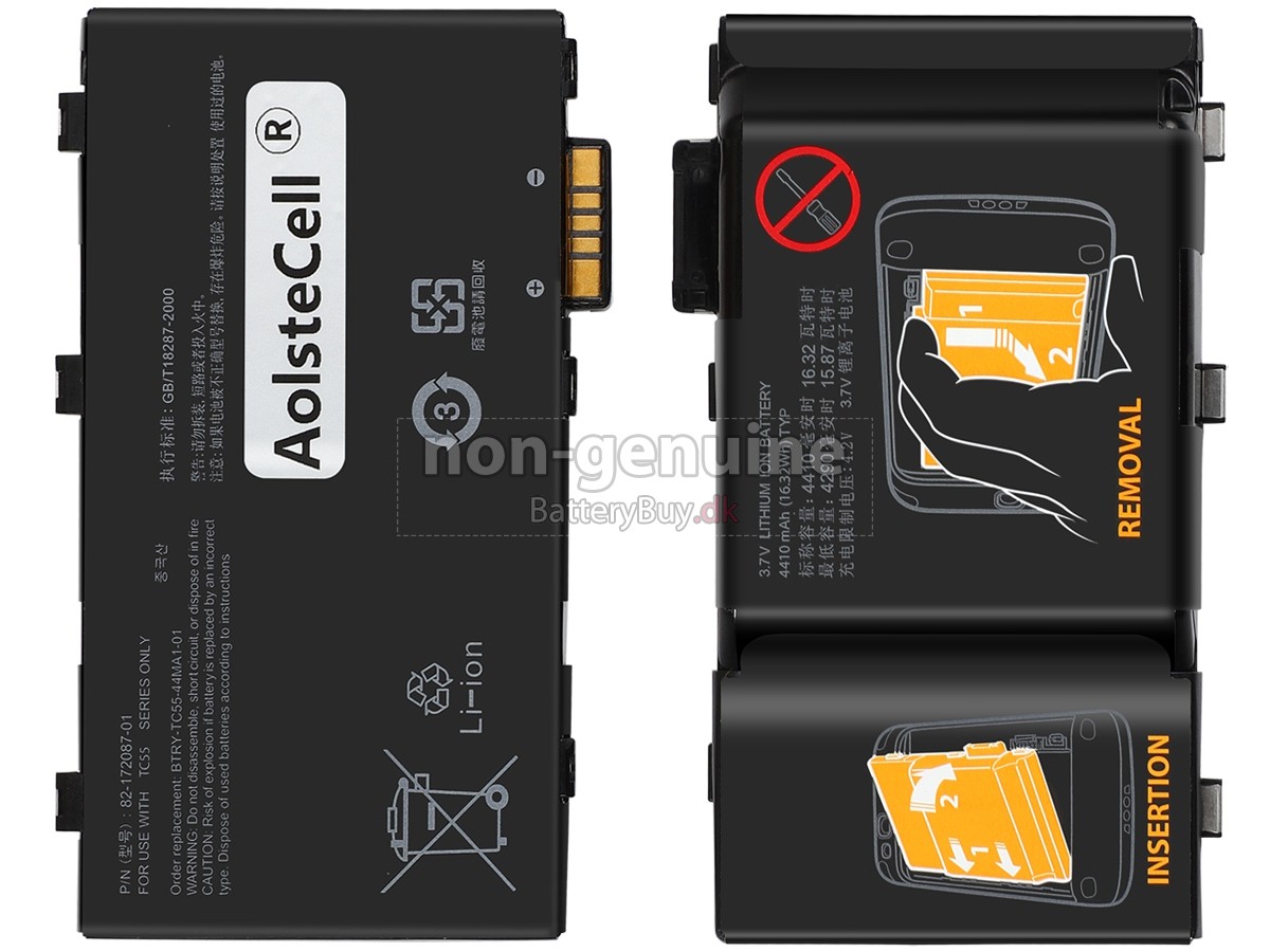 Zebra TC55 udskiftningsbatteri