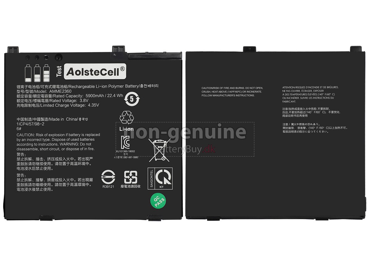 Zebra EM7355 udskiftningsbatteri